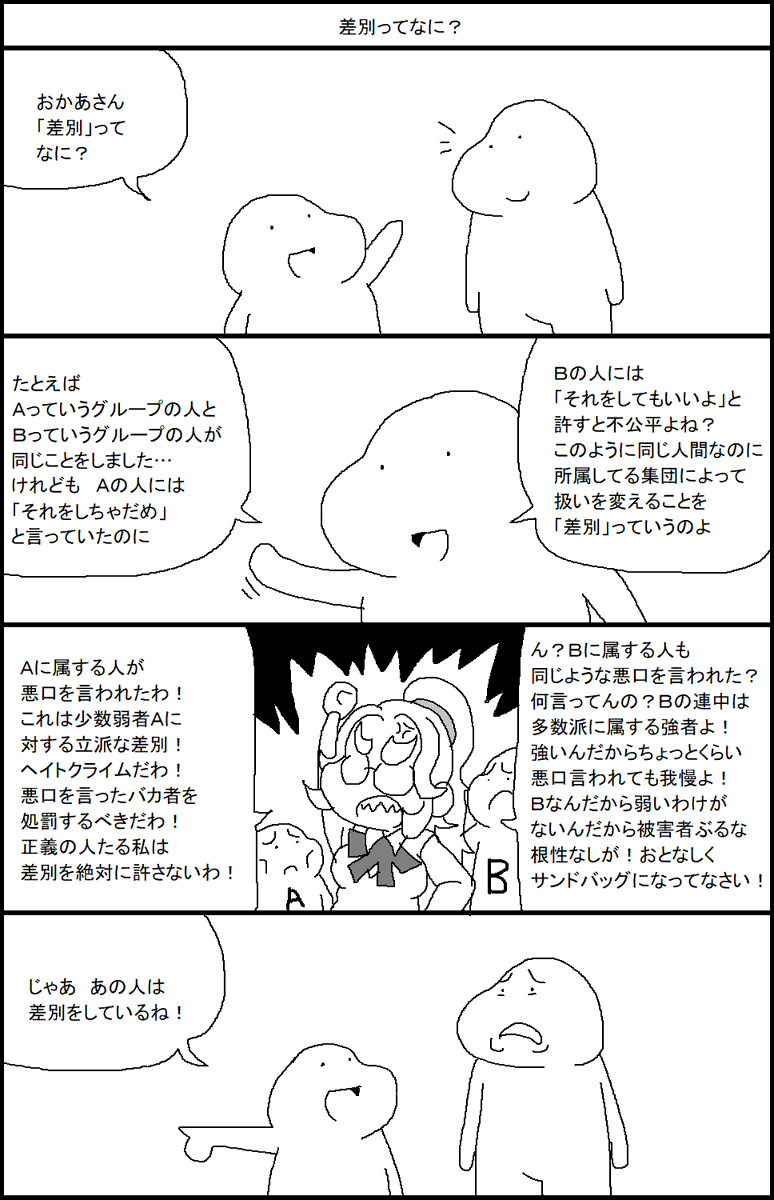 差別ってなに? 