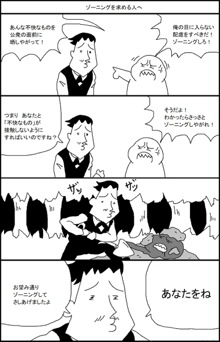 ゾーニングを求める人へ 