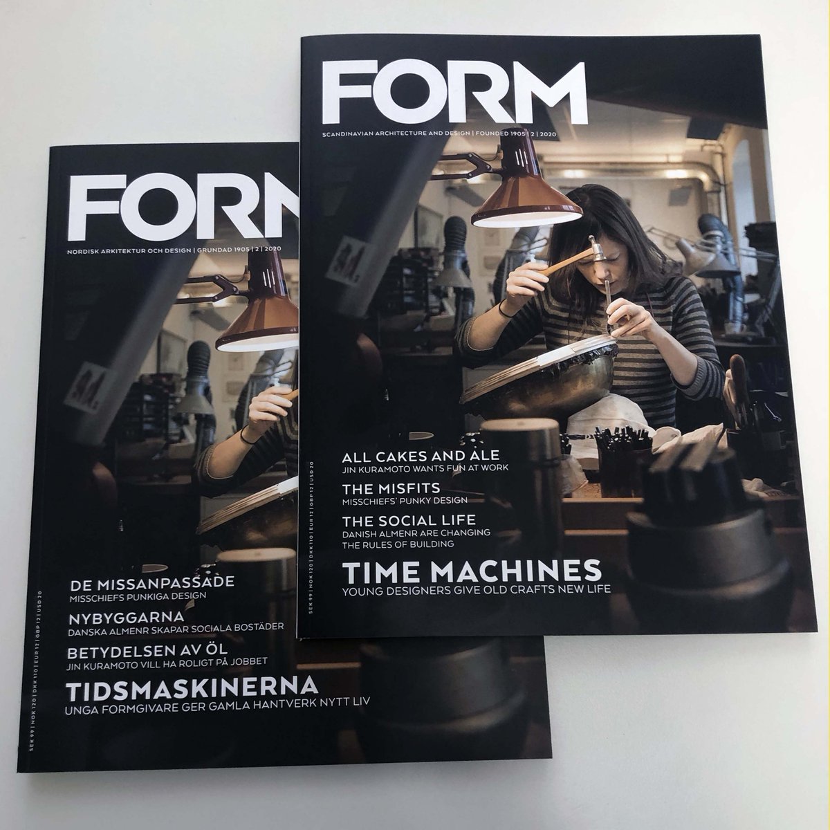 Today we release Form 2/2020! Interviews with star designer Jin Kuramoto, Danish designer Anna Aagard Jensen and Swedish ceramicist Mimmi Blomqvist.
Online and in stores today April 28th 💥
formmagazine.com/en/current-iss…