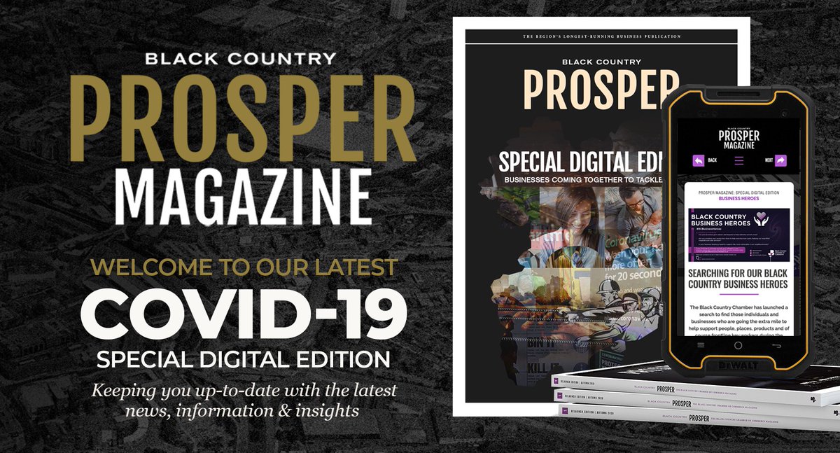 BCCCmembers's tweet photo. π’ Our second PROSPER Magazine is now live.
The online-only series will be published regularly and showcase how the business community is coming together to tackle #COVID19. You can start reading now: https://t.co/awFhF1rbp2 #PROSPERmagazine #BusinessMagazine https://t.co/i4QauUQkUz