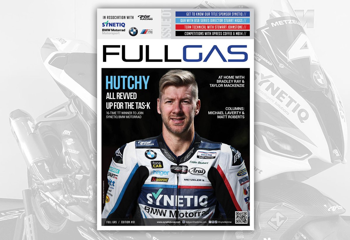 CheshireMYamaha's tweet photo. SYNETIQ BMW REVEAL HUTCHINSON'S RETURN TO TAS RACING IN 'FULL GAS'

READ 'FULL GAS' ONLINE: https://t.co/NfHGIItp3i https://t.co/fCZrOuJLcw