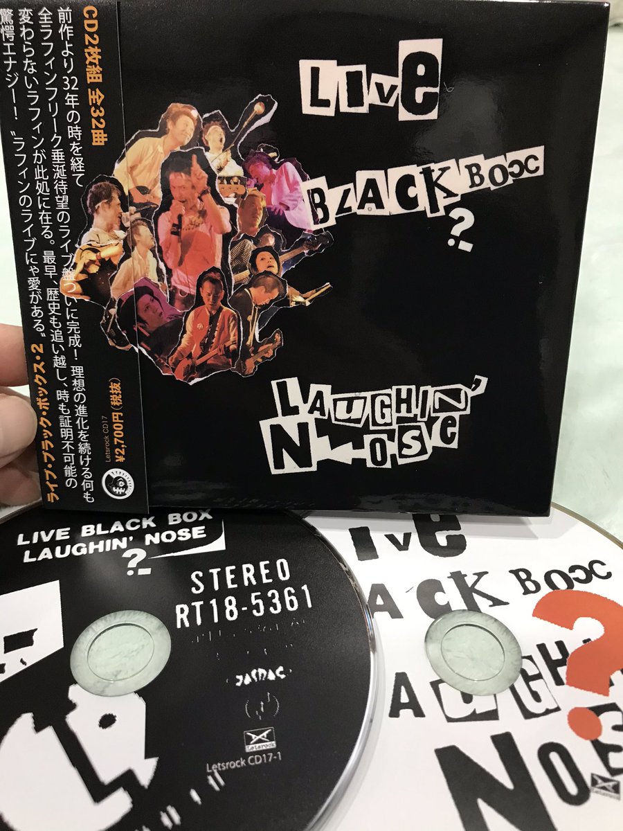 LAUGHIN' NOSE / LIVE BLACK BOX 2。20年CD2枚組。35曲入り。19年12月