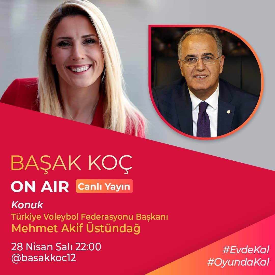 Federasyon Başkanımız <a href="/makifustundag/">Mehmet Akif Üstündağ</a>, bu akşam 22.00'da <a href="/basakkc/">BAŞAK KOÇ</a>'un konuğu olarak Instagram canlı yayınına katılacak. Canlı yayını Başak Koç Instagram adresinden takip edebilirsiniz.