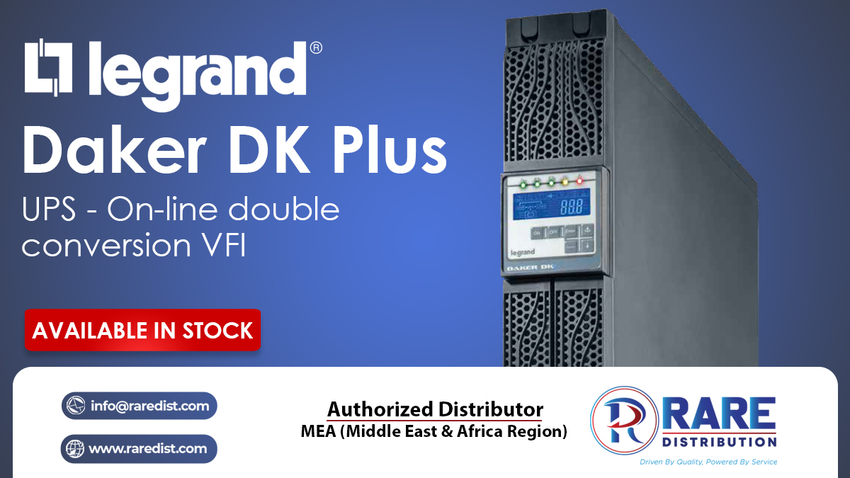 RareDist's tweet photo. Daker DK Plus - Convertible Rack- Tower UPS.
Daker DK UPS Plus is a single-phase uninterruptible power supply with high-frequency PWM technology, Double Conversion Online. #raredistribution #raredist #rare #omanprojects #kuwaitprojects #legrand #ups #dakerdkplus #legrandups https://t.co/rGO2uHVTxs