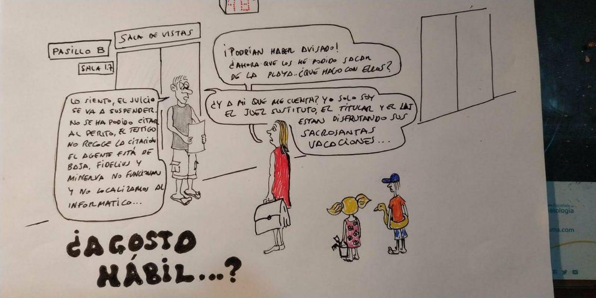 agamezselma's tweet photo. Habilitar agosto tiene efectos diferentes según tu profesión en Justicia:

- Funcionarios públicos (jueces, fiscales, oficiales, LAJs) organizarán sus vacaciones a partir de septiembre.

- Abogados y procuradores directamente no tendrán vacaciones.

Existen otras medidas, [1/5] https://t.co/dgRB3rdqty