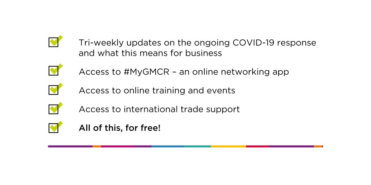 GMCC_LeaAnne's tweet image. Some positive news! 👏👏👏 we have over 250 businesses signed up to our free platform. If you also want access to the free services to this, simply sign up here : gmchamber.co.uk/covid-19-coron…
#GMCCNetwork #ThisIsMembership