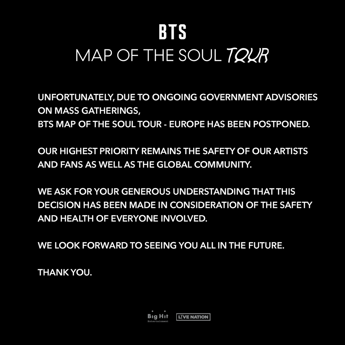 TicketmasterDE's tweet image. An announcement regarding BTS MAP OF THE SOUL TOUR
app.weverse.io/iahdmg