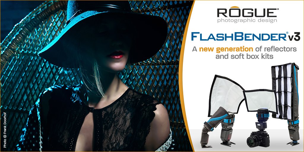 ExpoImagingUK's tweet photo. The Rogue #FlashBender has received a massive upgrade!The V3 is designed to fit a wider variety of sizes with a new internal mesh, and we've added a super-grippy material to the buckle for a faster, more secure attachment. Shop the new range here: https://t.co/L98pzNURaS https://t.co/VxygSTjk8T