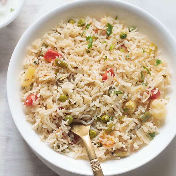 Pulao/PalawIndia is the land of rice. But ironically there has been a lack of diverse recipes. This changed with the Mughals and their culinary revolution. The Persian word "Palaw" is for a special type of "colorful" rice, different from "Chelaw", the plain white type.