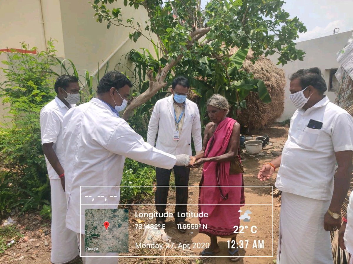 HVmhmc's tweet photo. Our VMHMC&amp;H ( VMRF-DU) doctors team have issued Ars alb 30,  to the  kalparapatty Panchyath   Thuimai Paniyalarkal &amp; public's, as an immunity booster  which includes nearly 1200 people for Covid- 19 on 28.04.2020.our NSS Volunteers also Participated in this programme. https://t.co/r56GDNGSU0
