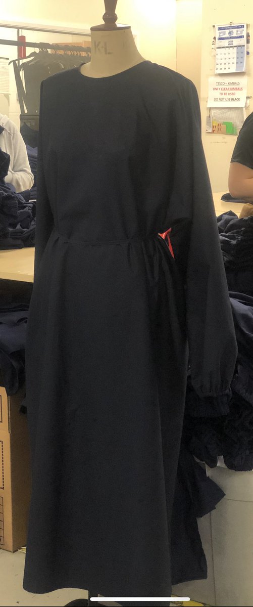 FTALondon's tweet photo. Next order @NHSuk #gowns
#PPEshortage #ppe #makeinuk #factory #skillsforlife https://t.co/tJ6AVuqxzG