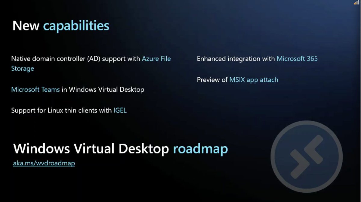 Watching  WVD community event today.  #WVDevent2020