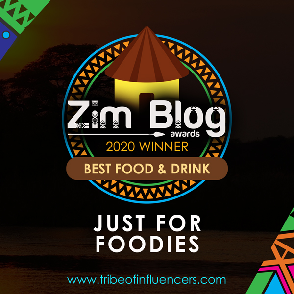 Best Food & Drink Award Zimbabwe Blogging Awards Just For Foodies