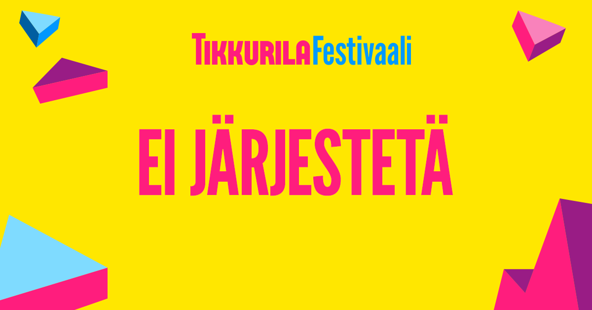 Hallituksen linjauksen mukaisesti Tikkurila Festivaalia ei voida järjestää 2020. Yleisön, artistien ja tapahtumatiimimme terveys on meille tärkeintä. Tiksi juhlitaan taas heinäkuussa 2021, tiedotamme lisää pian! 
Lisäinfoa: tikkurilafestivaali.fi/info/faq #tikkurilafestivaali #tiksi