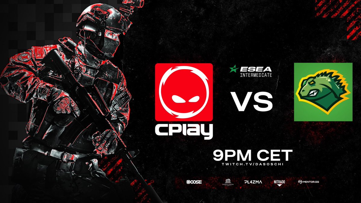 Unser #CS Team muss heute das erste Match in der <a href="/ESEA/">ESEA League</a> Intermediate gegen @LizardZcsgo bestreiten. Unser Streamer <a href="/DasOschi/">DasOschi</a> wird das Game für euch casten🔥 Viel Erfolg!

⏰ 21:00 Uhr
📺 Twitch.tv/DasOschi

@HonigeintopfE 
<a href="/akazaro/">Akazaro</a> 
<a href="/chron1c_csgo/">Henry</a> 
<a href="/Flowne4/">flowne</a> 
<a href="/h1p_cs/">h1p</a>

#THESQUAD