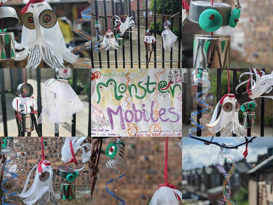 thebackgallery's tweet photo. Join us this SATURDAY 2nd May at 2pm for a Facebook Live #ARTCLUB where you can make a #MonsterMobile from items you'll have around the house!!! 

What type of monster will you make???

https://t.co/KuqBFKAZvj

#recycle #artathome #monstermaking https://t.co/7sSTkHKAZs