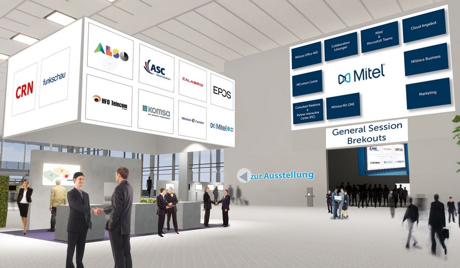 #MitelExpo2020 - Virtuelles Partner Event: 11. - 13. Mai 2020
- 3 Tage Interaktion mit Mitel, EXPO- &amp; Medien-Partnern
- 17 Virtuelle Messestände für Produkte &amp; Neuerungen 
- 13 General- &amp; Breakout Sessions täglich
- Live Video Kontakt 

Jetzt anmelden: mitel-deutschland.de/expo2020
