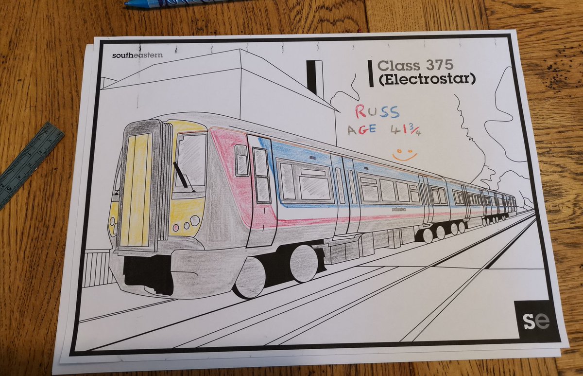 Not just for kids 😂 <a href="/Se_Railway/">Southeastern</a> (just a hint for when one goes for refurbishment) 😉