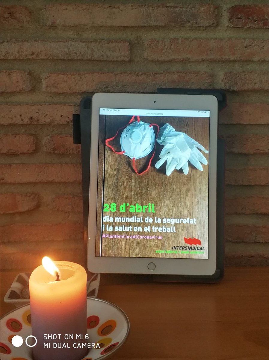 IntersindicalV's tweet photo. #28Abril dia mundial de la seguretat i salut laboral #PlantemCaraAlCoronavirus #PerLaSalutLaboral https://t.co/nDN3rsocyu