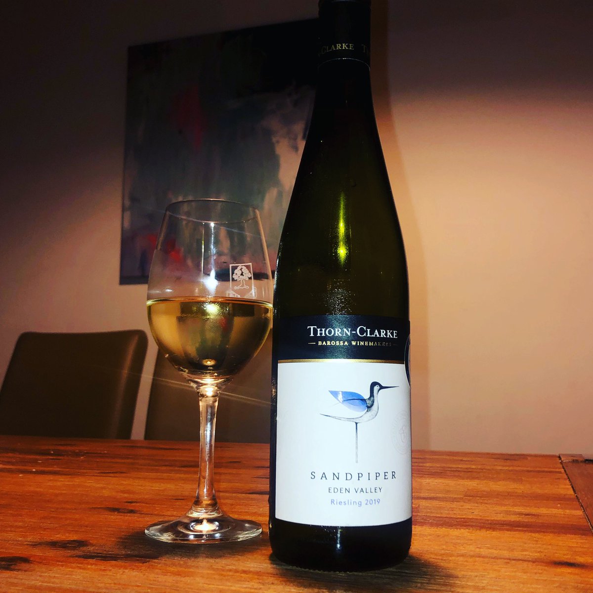 It’s The Whitlams &amp; wine tonight... This one just a classic Rizza from <a href="/thorn_clarke/">Thorn-Clarke Wines</a> ! #riesling #EdenValley #directfromthewinemakers