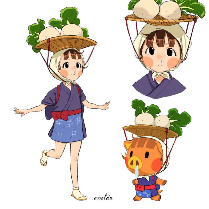 あつ森擬人化のtwitterイラスト作品