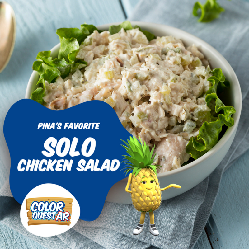 ColorQuestApp's tweet image. Hungry? This week we have a hearty romaine salad full of rotisserie chicken, potatoes, cucumber, peppers and a homemade dressing! YUM!! Visit the Color Quest Recipe blog for this tasty lunch option! bit.ly/2UYcKeI