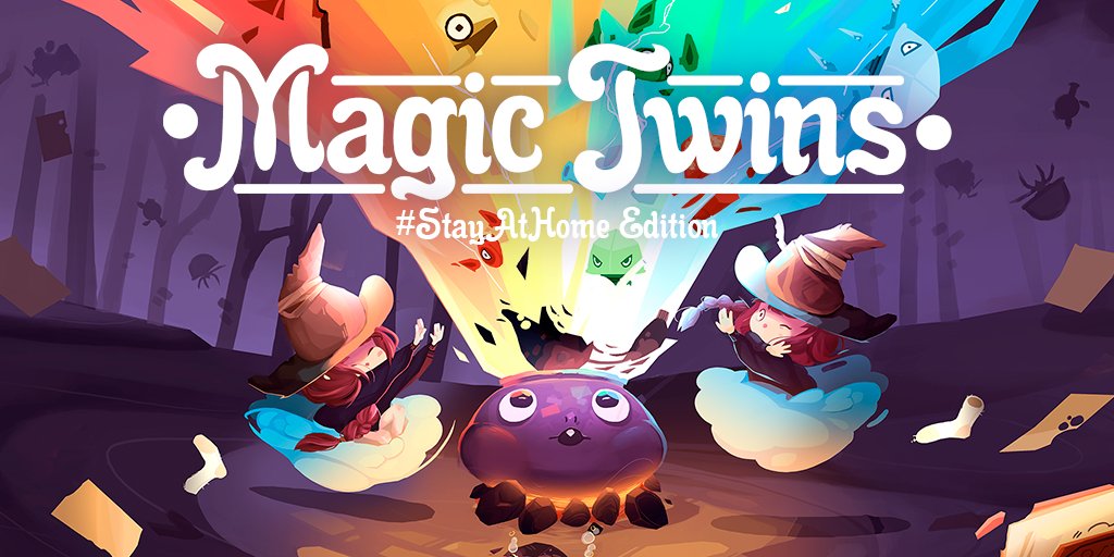 🔴 Due to the situation regarding COVID-19, we wanted to give something to the community so... 

We are releasing Magic Twins: #StayAtHome Edition!

It's a FREE demo, you can download it on Steam RIGHT NOW! 💫

Please add us to your Wishlist!

store.steampowered.com/app/1270080/Ma…

#gamedev
