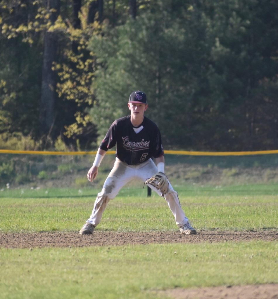 GDRHSBaseball's tweet photo. Second Senior honoree is Jared Whitby

Jared (thankfully) transferred from Bedford MA his junior year and immediately made a huge impact on and off the field. 
This 2019 Midwach All-Star will be attending and playing baseball for @AthleticsMC next year. @GDCrusaders https://t.co/FEkEeRvlp1
