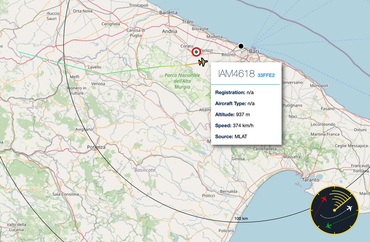 ItaSouthRadar's tweet photo. Appena atterrato a #Bari un C-130J-30 Hercules (#IAM4618 #MM62194) dell'Aeronautica Militare Italiana proveniente dalla Base di Pisa San Giusto per consegna materiale medico per emergenza #COVID19.
https://t.co/ubHpya897T https://t.co/9BhHKyBazt