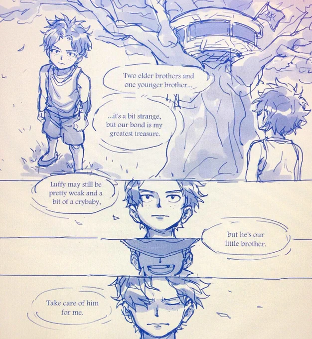 A tender moment from a fic by @CorujaSophia ?? 