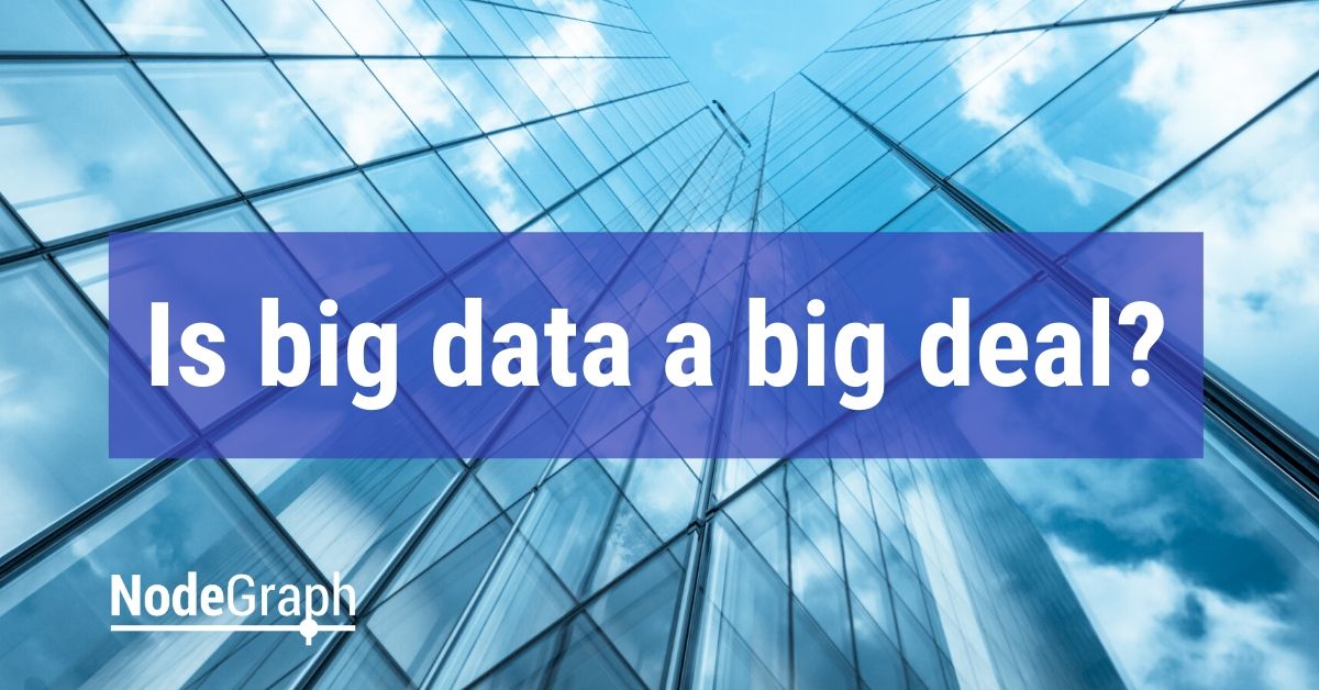 We hear a lot about big data but why is it such a big deal? Find out big data's role not just for businesses but also its significance in a time of crisis &gt; nodegraph.se/is-big-data-a-…
#bigdata #dataquality