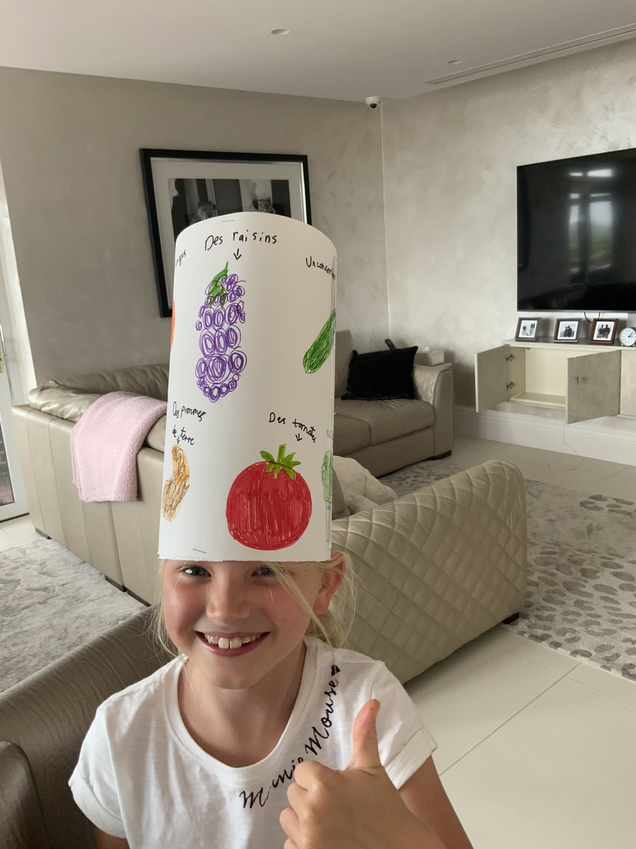 HHSJuniorFrench's tweet photo. Y3 Fruit hats! French can be fun! #togetherwecan #doncasterisgreat #Sheffieldissuper #mfltwitterati #erasmusplus https://t.co/8kjFAYNTit