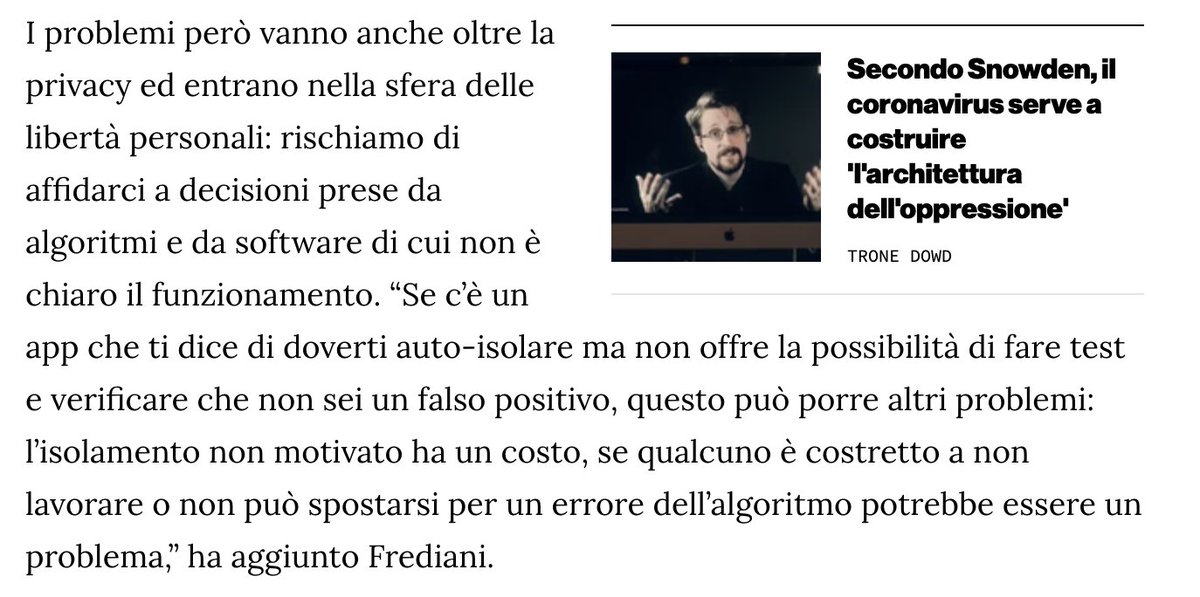 ORARiccardo's tweet photo. Su @Viceitaly ho fatto una chiacchierata con @carolafrediani per parlare degli scenari futuri delineati dalle app di tracciamento per il COVID-19. https://t.co/pLV5HoigIq https://t.co/DmzYN2RIiX