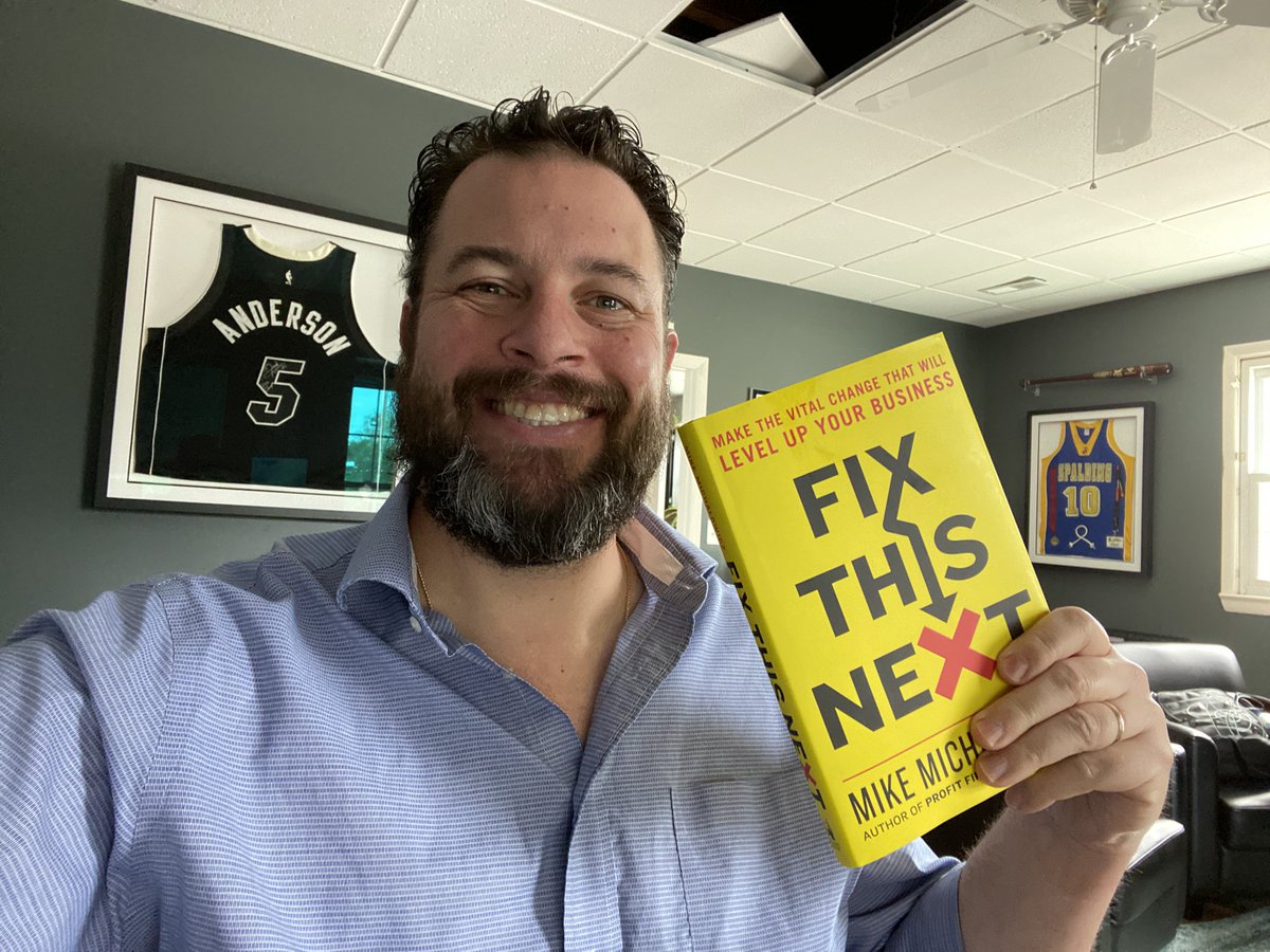realchangeagent's tweet image. #HotOffThePress @MikeMichalowicz new book #FixThisNext! Can’t wait to dive in!