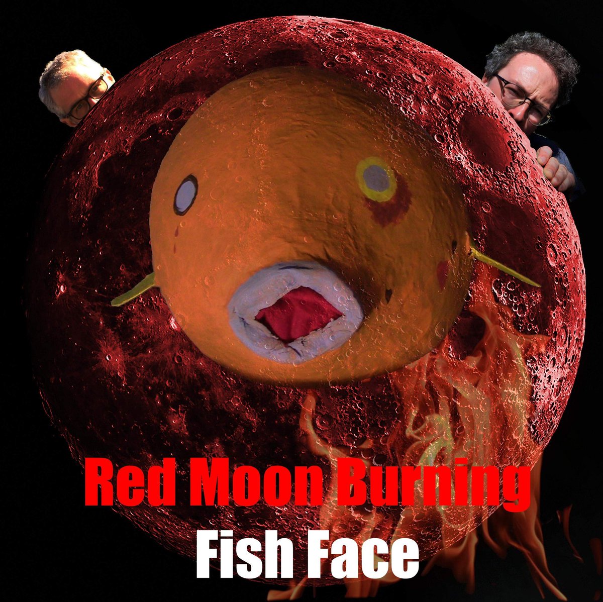RedMoonBurning's tweet photo. The cover of our EP Fish Face, very proud of my limited Photoshop skills lol https://t.co/exG6rZxwnQ