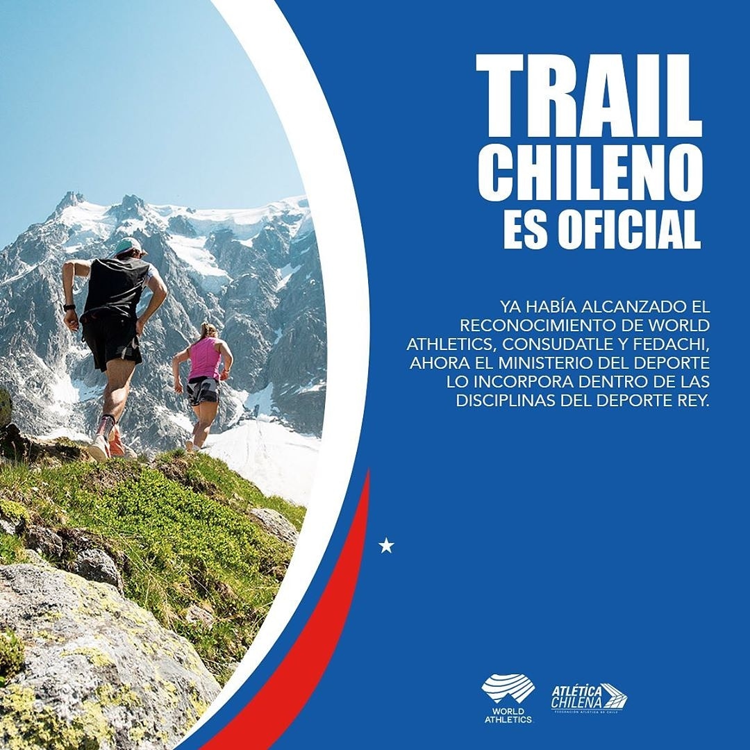 ¡¡Notición!! Por fin el #TrailRunning será considerado por el <a href="/MindepChile/">Ministerio del Deporte</a>, dadas las gestiones realizadas por la <a href="/atleticachilena/">Federación Atlética de Chile</a>. Esto implica que podrá invertir en proyectos tanto técnicos, como formativos, apostando al futuro de este deporte en el país.