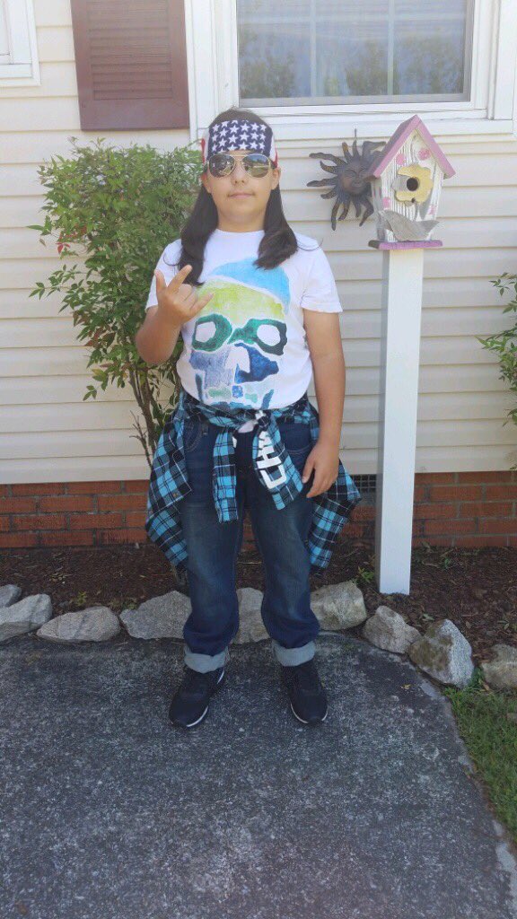 80s day for virtual spirit week