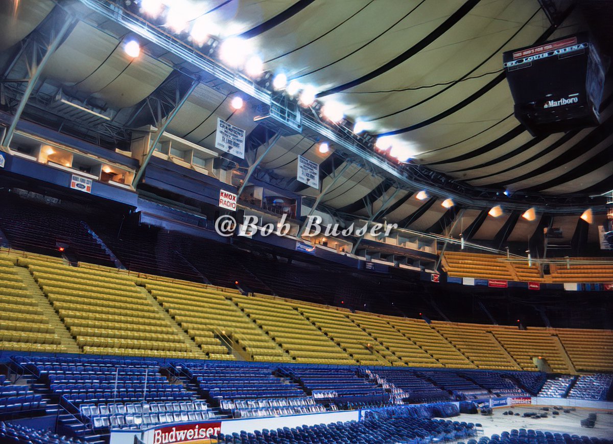 Bob Busser on X: People in St. Louis remember the long since razed St. Louis  arena (checkerdome) fondly. NOT modern inside, it was a LOUD venue when the  @StLouisBlues were going good.