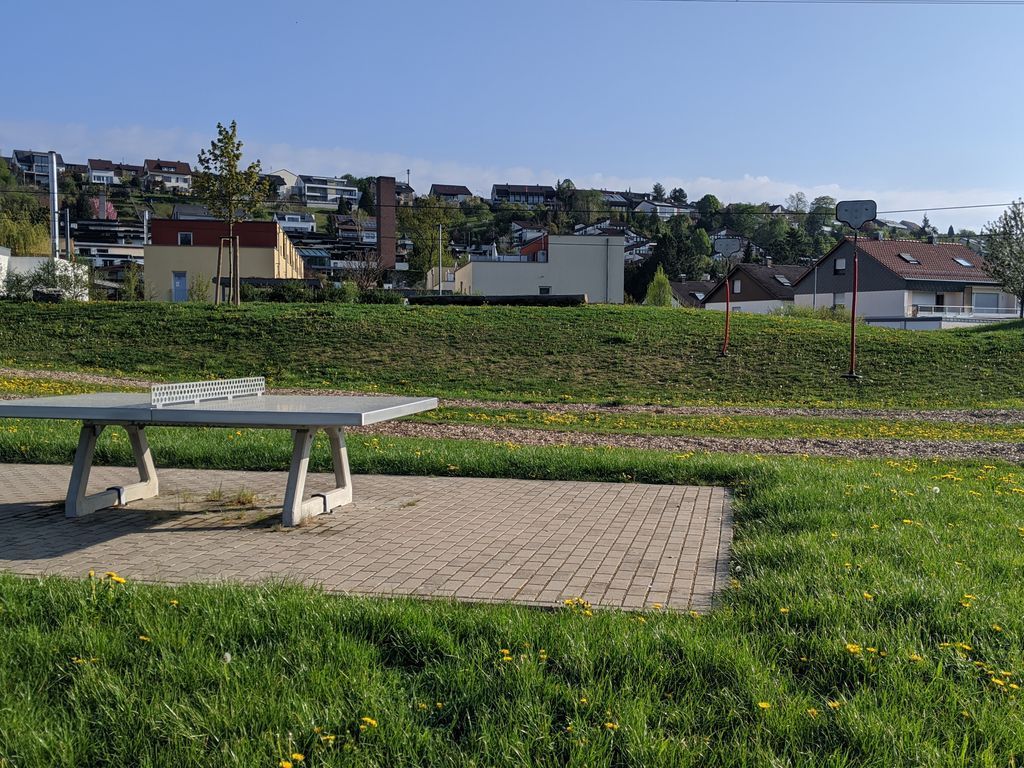 bluediamondstg's tweet photo. When looking for homes, do you want a playground nearby? This one is 20 min bike ride in the next town over and it has the normal slides and swings but also has a ping pong table and 2 zip lines plus a skate park. Can't wait for the playgrounds to open up again! #playground #home https://t.co/eDjyyqB4pj