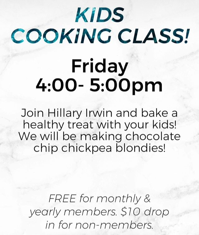 Join Home Power Yoga and bake a healthy treat with your Kids!