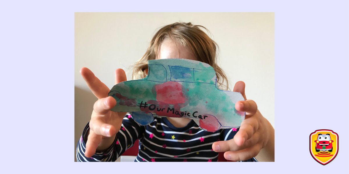 ourmagiccar's tweet photo. As #OurMagicCar is three weeks old today, here's a throwback to our first ever badge! If your child's made one, post it using #OurMagicCar and we'll retweet https://t.co/Mod7YRPuqi
