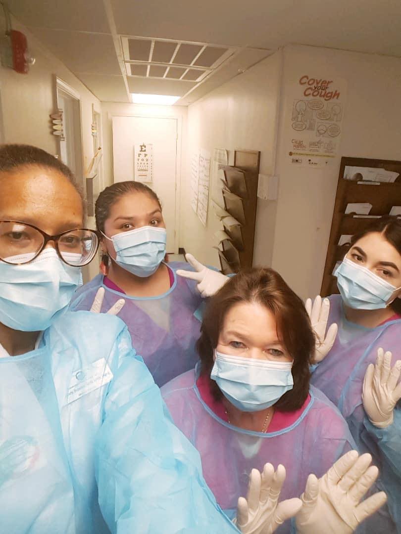 CIgwd's tweet photo. Taking a moment to say THANK YOU to all of the essential workers! Our staff at La Clinica Gratis are working hard to help keep our community healthy and safe! #MyCI #LaClinicaGratis #GreenwoodSC https://t.co/iDZPw9FEpU