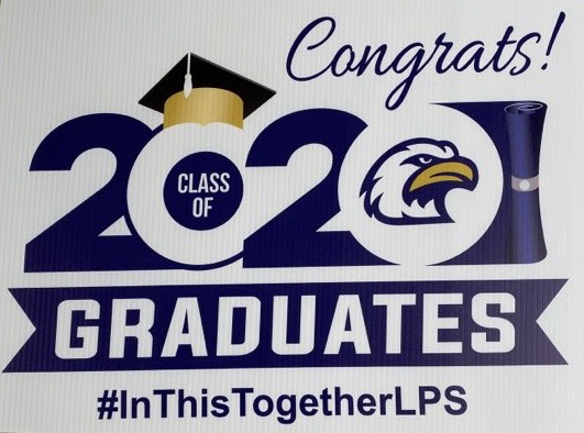 LNEaglePride's tweet photo. Senior Signs will be available for pick up one last time.
*Wed 4/29, 12 - 2pm
Drive up, Fieldhouse parking lot
@LNEagleNews @KNET_News @LNHSports  @LNEagleClub https://t.co/jAO7b9TqfA