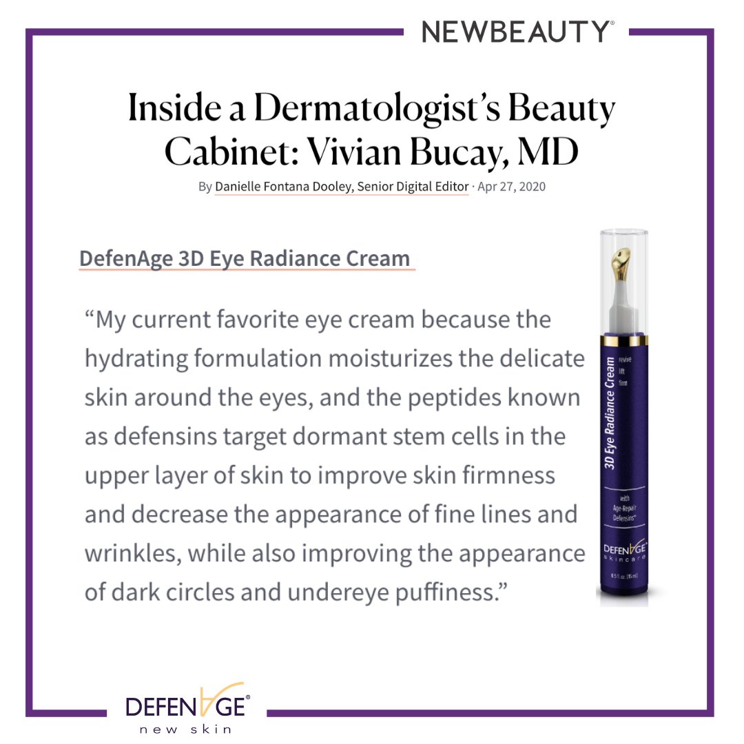 defenage 3d eye radiance cream