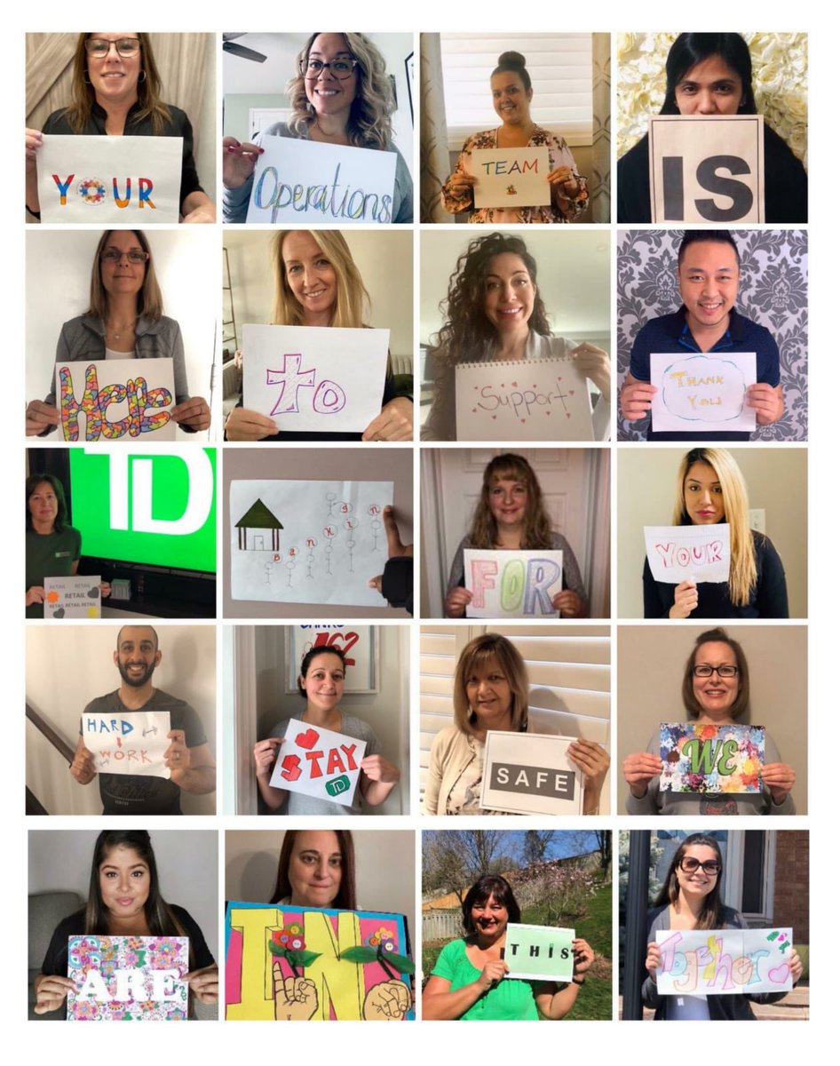 Thank you to our retail banking partners for all your hard work during this time. Your operation team THANKS you! <a href="/MKavoosi/">Maryan Kavoosi</a> <a href="/John_Metti/">John Metti</a> <a href="/HanTran_TD/">Han Tran</a> <a href="/AKRBell/">Amanda Bell</a> #metroregion #MW #ME