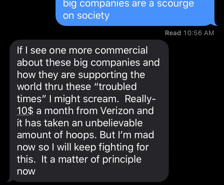 maraisjdb's tweet photo. guys...... it took a pandemic, but my boomer mom is finally seeing the light, that corporations are full of it 😭 #RadicalizeTheBoomers #BeforeNovember https://t.co/BWzuu7Eu2F