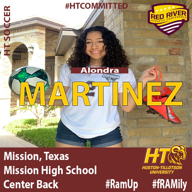 HT Soccer (@htsoccerrams) on Twitter photo Welcome to the HT fRAMily, Alondra Martinez from <a href="/MissionCISD/">Mission CISD</a>. <a href="/Alondra_LaMensa/">Alondra Mtz</a> joins the HT women's soccer program as a defender. She commits with HT to pursue a criminal justice degree! #WelcomeToThefRAMily #WeAreHT #RamUp Welcome to the HT fRAMily, Alondra Martinez from <a href="/MissionCISD/">Mission CISD</a>. <a href="/Alondra_LaMensa/">Alondra Mtz</a> joins the HT women's soccer program as a defender. She commits with HT to pursue a criminal justice degree! #WelcomeToThefRAMily #WeAreHT #RamUp