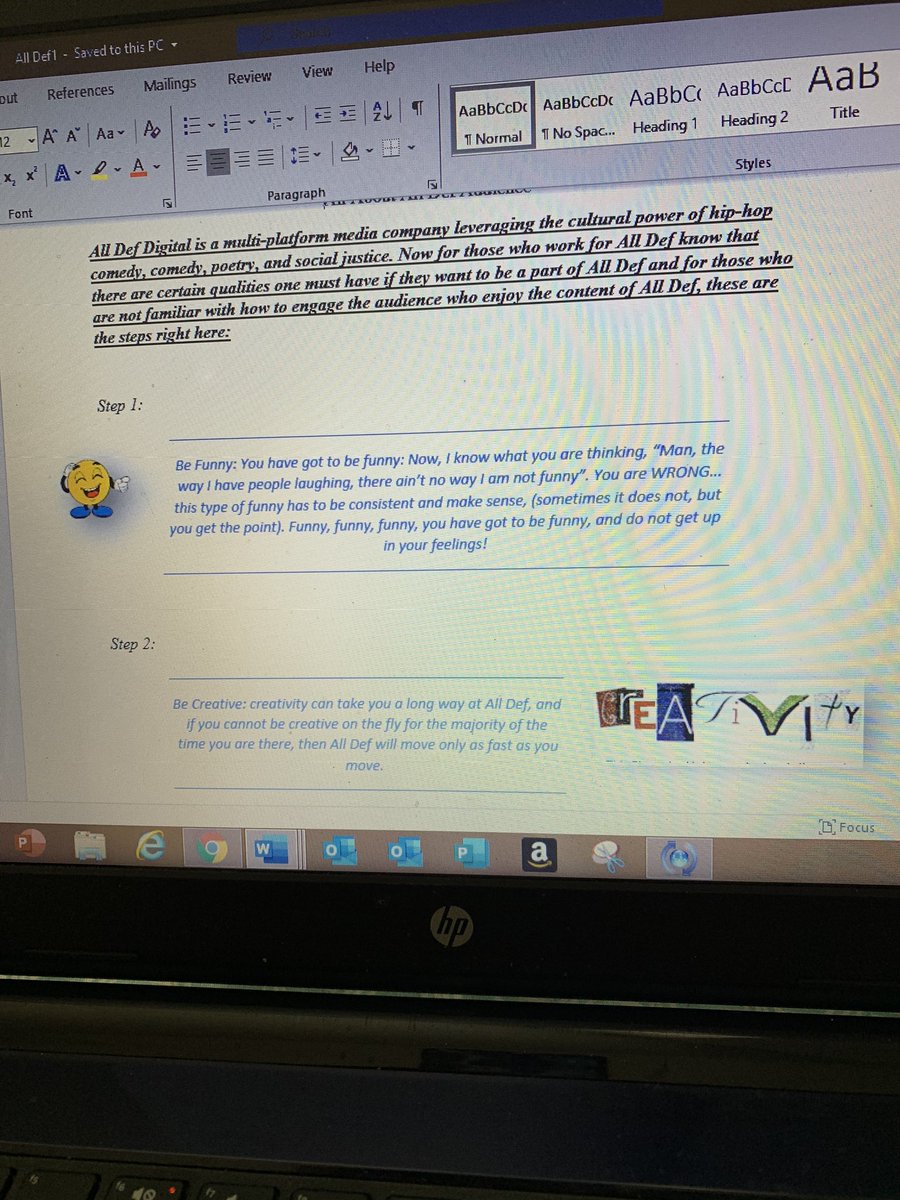 madiggs1's tweet photo. I set my how to guide up like this to give it a different style.. if there is any way that i should change anything let me know. I feel like I’m in the right direction with this format #engl318mu https://t.co/lIqvtYNSEC