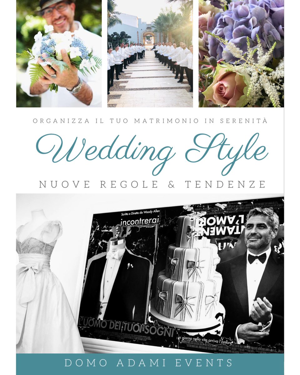 Non temere! 
Sono “solo” cambiate le regole per organizzare i matrimoni e gli eventi, ma l’emozione e lo stile saranno protagonisti indiscussi della tua festa.
𝙼𝚊𝚞𝚛𝚘 𝙰𝚍𝚊𝚖𝚒
𝚆𝚎𝚍𝚍𝚒𝚗𝚐 𝙲𝚛𝚎𝚊𝚝𝚒𝚟𝚎 &amp; 𝙴𝚟𝚎𝚗𝚝 𝙿𝚕𝚊𝚗𝚗𝚎𝚛
#domoadamievents #yourweddinginitaly
