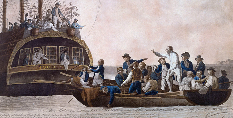 painting of the mutiny